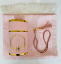 Pink - Prayer Mat and Tasbih Cylinder